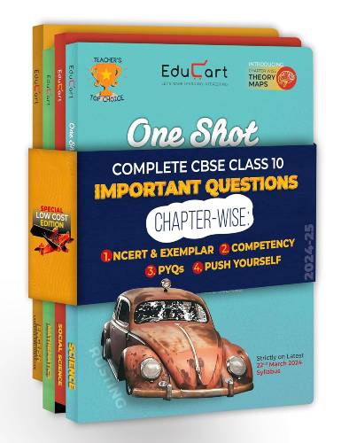 Educart One Shot Question Bank Class 10 (2024-25)